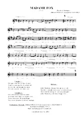descargar la partitura para acordeón Madame Fox en formato PDF