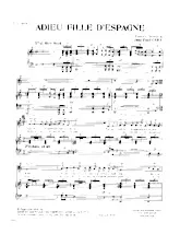 download the accordion score Adieu fille d'Espagne (Slow Rock) in PDF format