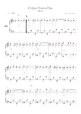 download the accordion score O Que Dizem Elas in PDF format