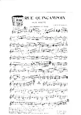 descargar la partitura para acordeón Rue Quincampoix (Valse Musette) en formato PDF