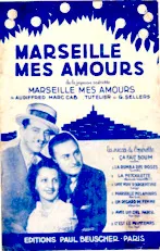 descargar la partitura para acordeón Marseille mes amours (Fox Trot Chanté) en formato PDF