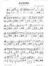 scarica la spartito per fisarmonica Janine (Valse Musette) in formato PDF