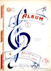 télécharger la partition d'accordéon Album n°4 : Agustin Lara (12 Titres) au format PDF