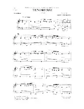 télécharger la partition d'accordéon Tendresse (Tango) au format PDF