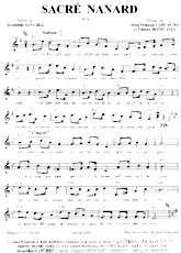 download the accordion score Sacré Nanard (Java Chantée) in PDF format