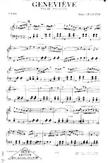 descargar la partitura para acordeón Geneviève (Valse Musette) en formato PDF