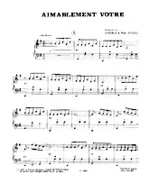 descargar la partitura para acordeón Aimablement Vôtre (Valse Musette) en formato PDF