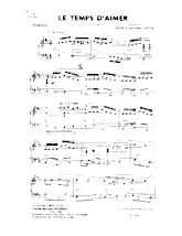 download the accordion score Le temps d'aimer (Tango) in PDF format