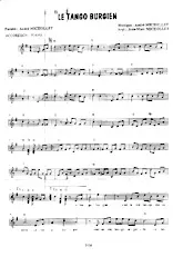 download the accordion score Le tango Burgien (Arrangement Jean-Marc Michollet) in PDF format