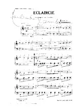 scarica la spartito per fisarmonica Eclaircie (Divertissement) in formato PDF