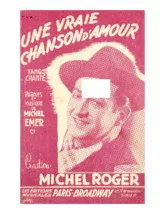 télécharger la partition d'accordéon Une vraie chanson d'amour (Tango Chanté) au format PDF