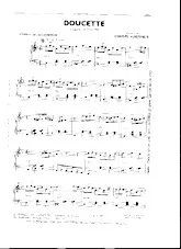 scarica la spartito per fisarmonica Doucette (Valse Musette) in formato PDF