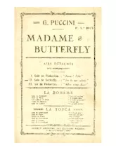 télécharger la partition d'accordéon Madame Butterfly (Solo de Butterfly : Sur la mer calmée) au format PDF