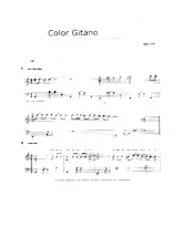 descargar la partitura para acordeón Color Gitano en formato PDF