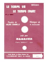 download the accordion score Le temps va Le temps court (Crée par : Sabrina) (Orchestration Complète) (Boléro) in PDF format