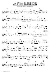 download the accordion score La java bleue ciel in PDF format