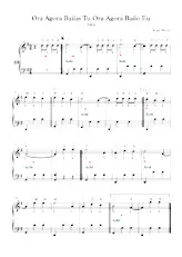download the accordion score Ora Agora Bailas Tu Ora Agora Bailo Eu in PDF format