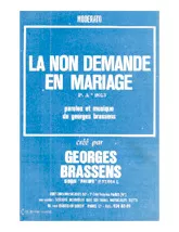télécharger la partition d'accordéon La non demande en mariage au format PDF