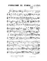 télécharger la partition d'accordéon Folklore au Tyrol (Valse) au format PDF