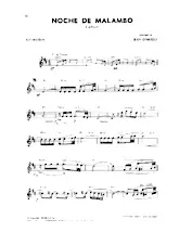 scarica la spartito per fisarmonica Noche de Malambo (Tango) in formato PDF