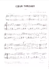 descargar la partitura para acordeón Cœur Tyrolien (Ländler) (Valse) en formato PDF