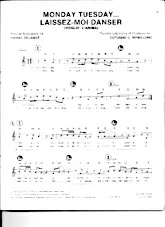 descargar la partitura para acordeón Monday Tuesday Laissez moi danser (Voglio L'Anima) en formato PDF