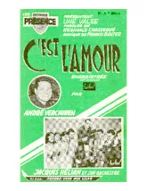download the accordion score C'est l'amour (Orchestration Complète) (Valse) in PDF format