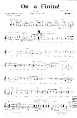 download the accordion score On a finito (Finito) (Step Indicatif) in PDF format