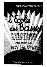 download the accordion score L'École des Basses (Méthode) in PDF format