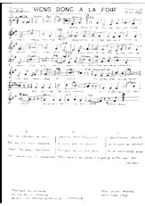 download the accordion score Viens donc à la foir' (Valse) in PDF format