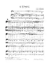 download the accordion score L'épave in PDF format