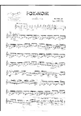 scarica la spartito per fisarmonica Fox Noir (Swing Fox) in formato PDF