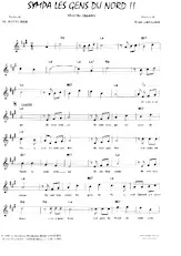 scarica la spartito per fisarmonica Sympa les gens du Nord (Marche Chantée) in formato PDF