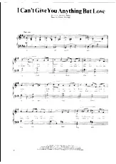 scarica la spartito per fisarmonica I Can't Give You Anything But Love (Fox) in formato PDF