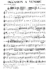 descargar la partitura para acordeón Occasion à vendre (Charleston) en formato PDF