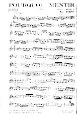 download the accordion score Pourquoi mentir (Tango) in PDF format