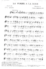 descargar la partitura para acordeón La femme à la rose (Valse Lente) en formato PDF