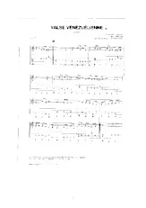 télécharger la partition d'accordéon Valse Vénézuélienne (Accordéon Diatonique) au format PDF
