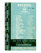 télécharger la partition d'accordéon Recueil de 19 Valses (Les plus jolies valses par les plus grands noms de l'accordéon) au format PDF