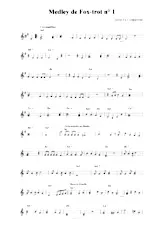 descargar la partitura para acordeón Medley de Fox Trot n°1 en formato PDF