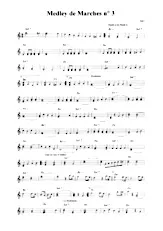 descargar la partitura para acordeón Medley de Marches n°3 en formato PDF