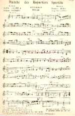 download the accordion score Marche des reporters sportifs (Arrangement Bob Niefeld) in PDF format