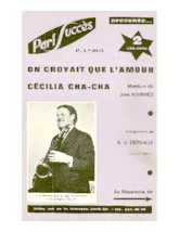 download the accordion score Cécilia Cha Cha (Arrangement : André-Jean Dervaux) (Orchestration Complète) in PDF format