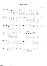 descargar la partitura para acordeón Les amis en formato PDF