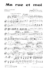 télécharger la partition d'accordéon Ma rue et moi (Arrangement Raymond Legrand) (Valse Chantée) au format PDF