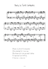 download the accordion score Dans la forêt lointaine in PDF format