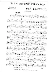 télécharger la partition d'accordéon Rien qu'une chanson (Arrangement Albert Lasry) (Valse Chantée) au format PDF