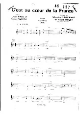 descargar la partitura para acordeón C'est au cœur de la France (Arrangement Léo Nègre) (Valse) en formato PDF