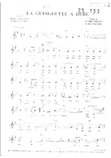 descargar la partitura para acordeón La Guinguette à Dédé (Valse Chantée) en formato PDF
