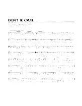 download the accordion score Don't be cruel in PDF format